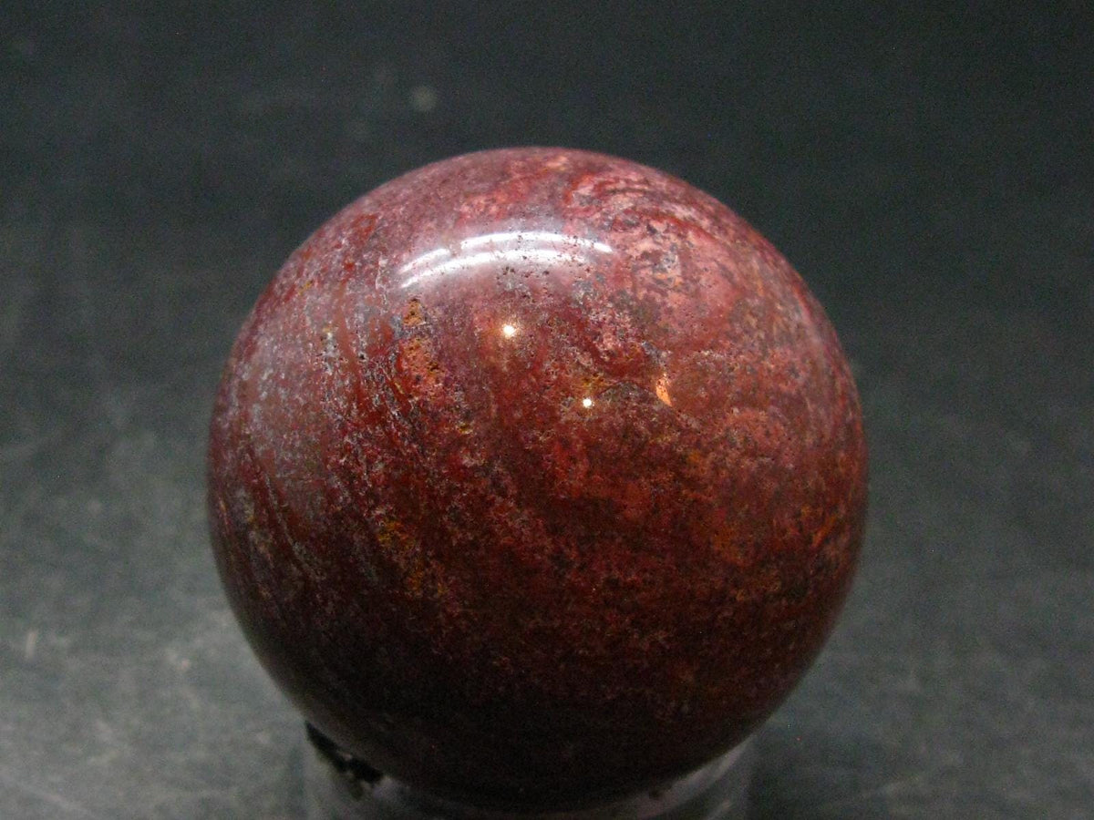 Large Cinnabar Ball Sphere from Spain - 103.05 Grams - 1.7"