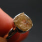 Rare Agni Gold Danburite Silver Ring From Tanzania - 1.92 Grams - size 6