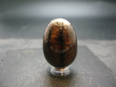 Chiastolite Variety of Andalusite Egg from China - 1.3"