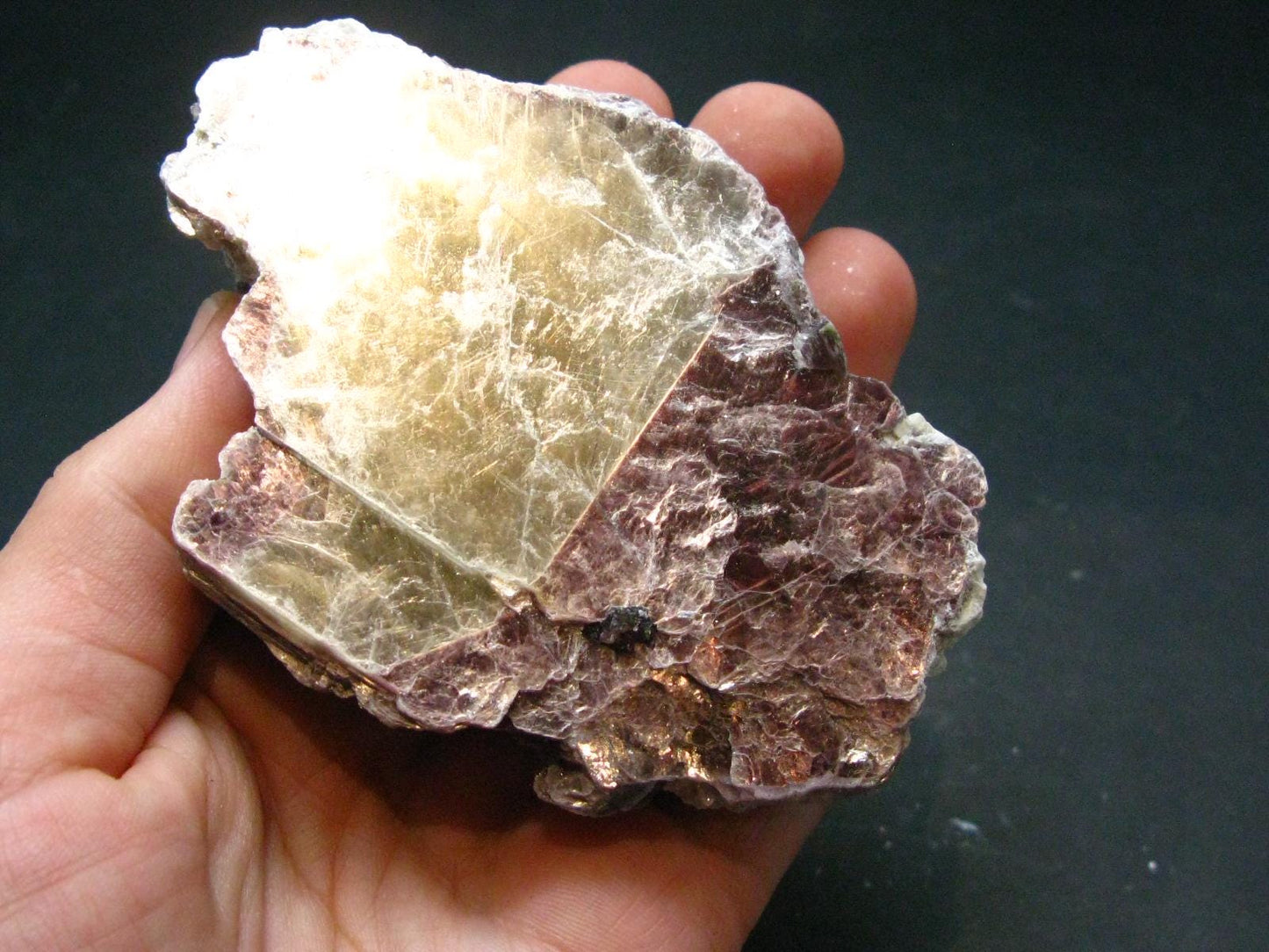 Lilac Lepidolite Mica Crystal From Brazil - 3.3" - 165.59 Grams