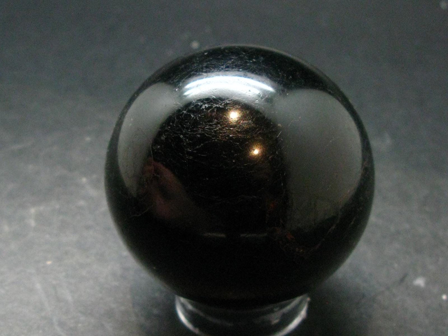 Black Tourmaline Schorl Sphere From Brazil - 324.0 Grams