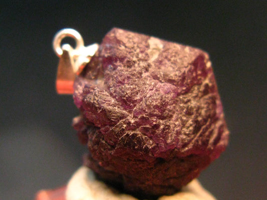 Natural Alexandrite Chrysoberyl Crystal Silver Pendant From Zimbabwe - 5.15 Grams