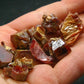Lot of 10 Dark Red Vanadinite Cluster From Morocco - 47.14 Grams
