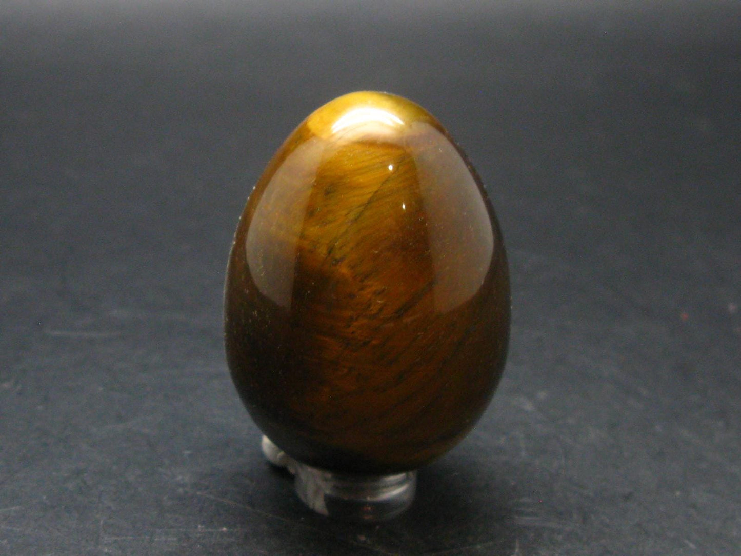 Golden Tiger Eye Egg From South Africa - 1.9"