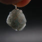 Rare Raw Blue Euclase Gem Crystal Silver Pendant from Brazil - 0.9" - 3.23 Grams