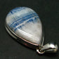 Rare Blue Scheelite Silver Pendant From Turkey - 1.7" - 9.64 Grams
