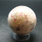 Large Cinnabar in Quartz Sphere from Peru - 161.76 Grams - 1.9"