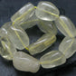 Libyan Tektite Glass Genuine Bracelet ~ 7 Inches ~ 15mm Tumbled Beads