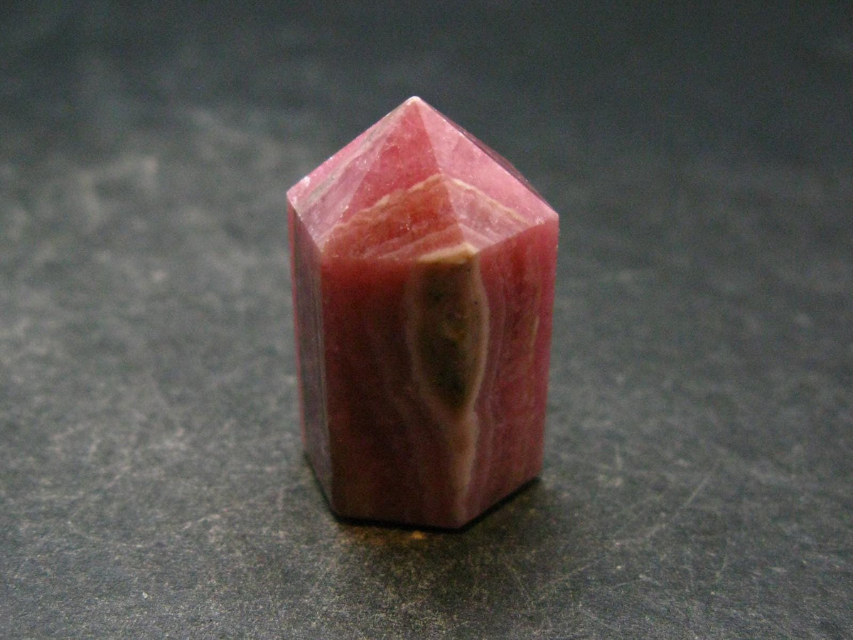 Beautiful Rhodochrosite Obelisk Pyramid from Argentina - 1.0"