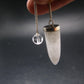 Very Rare White Cryolite Pendulum from Greenland - 7" - 7.36 Grams