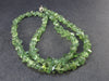 Fantastic Set of Three Natural Green Apatite Free Form Bead Necklace from Brazil - 18" Each