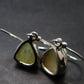 Rhodizite Rhodozite Silver Earrings From Madagascar- 1.0" - 3.64 Grams