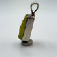 Chrysoberyl Raw Stone Pendant Green Yellow Gemstone Silver Necklace Pendant Natural Crystal Jewelry Gift