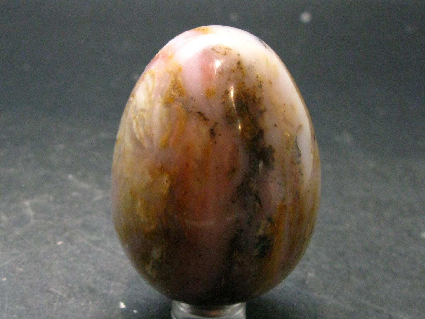Rare Pink Opal Egg from Peru - 116.12 Grams, 2.3"