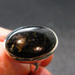 Real!! Very Rare Nuumite Nuummite Sterling Silver Ring from Greenland - 7.14 Grams - Size 7