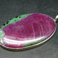 Ruby In Zoisite Silver Pendant from Tanzania - 3.3"