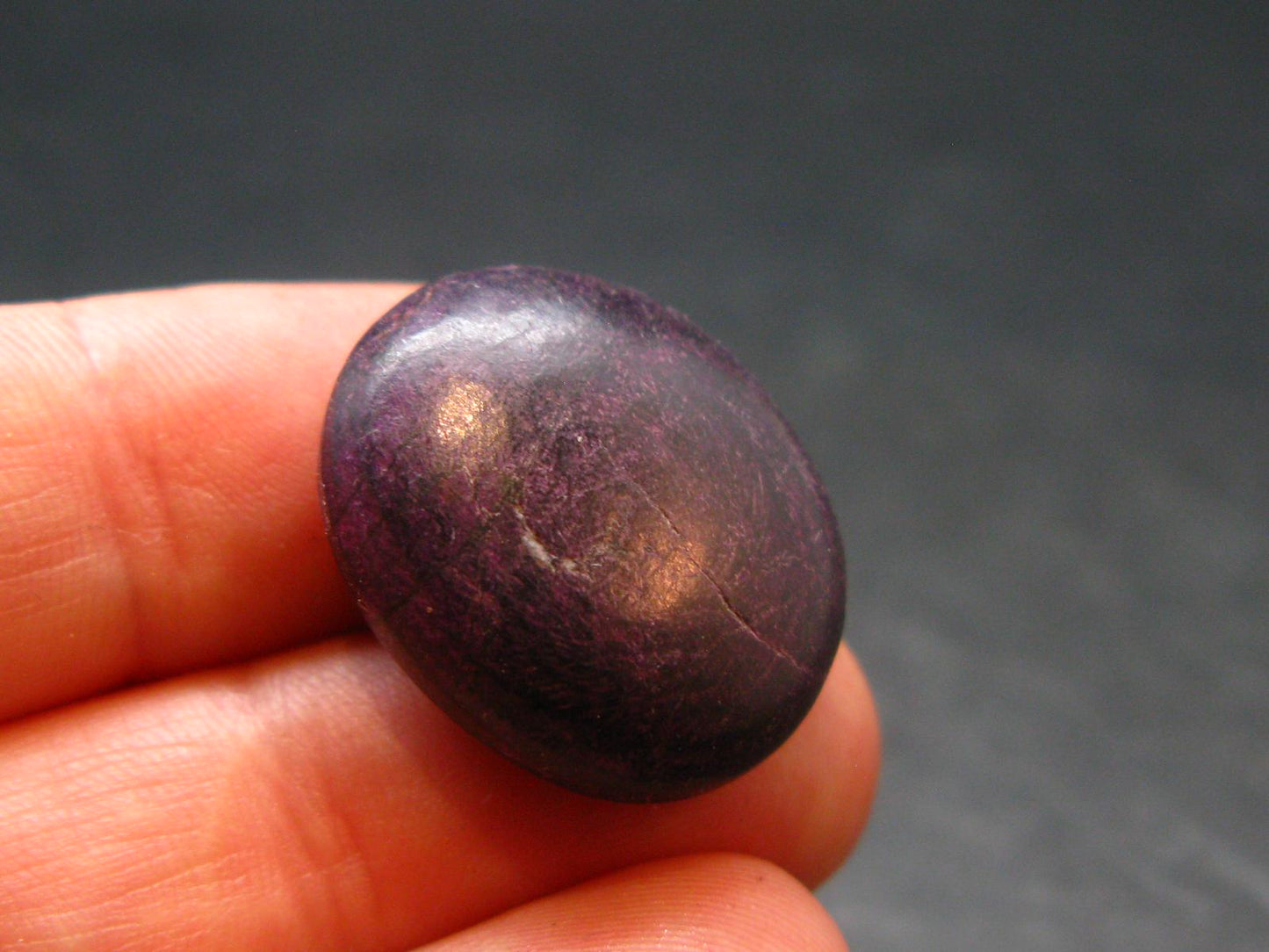 Purple Purpurite Tumbled Stone From Namibia - 0.8" - 6.20 Grams