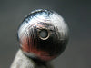 Muonionalusta Meteorite 12mm Round Bead from Sweden
