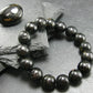 Nuumite Nuummite Genuine Bracelet ~ 7 Inches ~ 12mm Round Beads