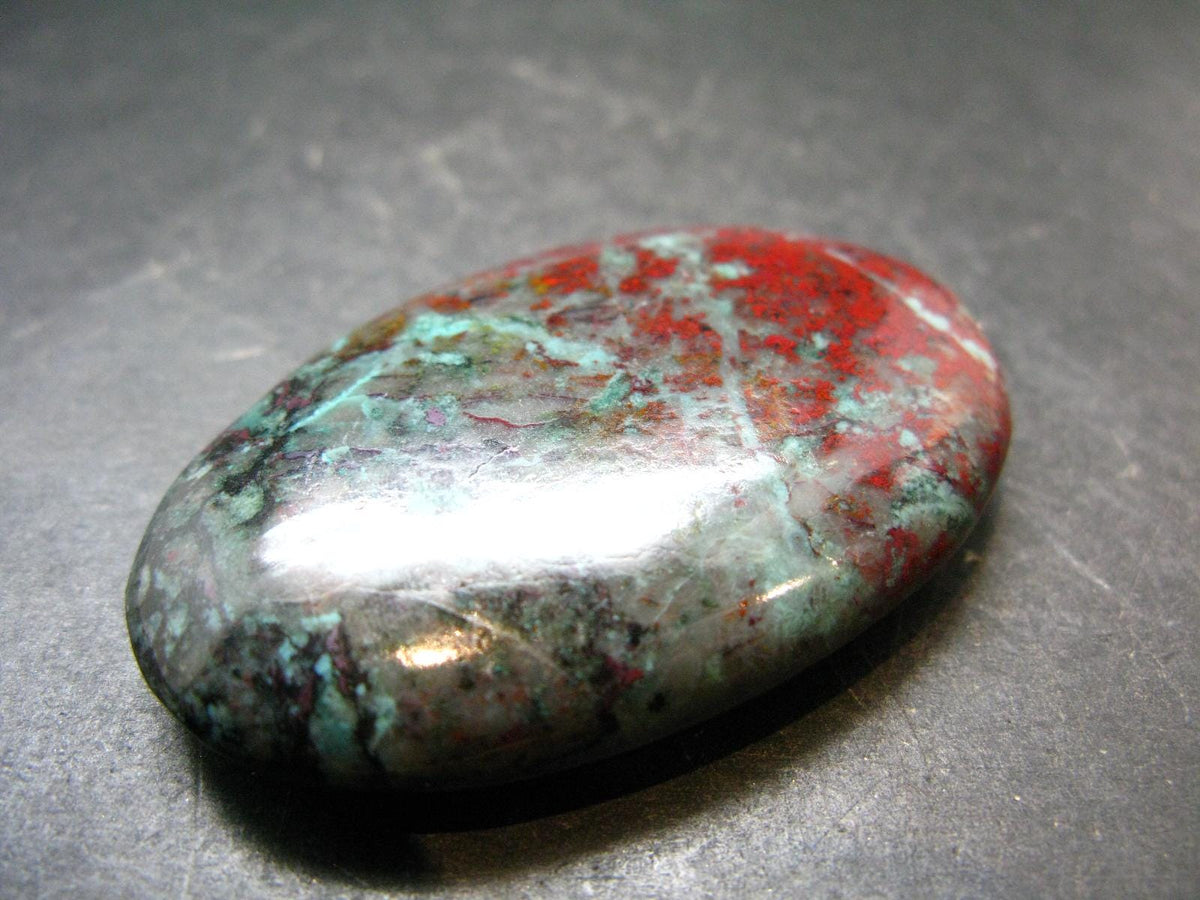Crimson Cuprite Polished Stone from Mexico - 2.3" - 47.72 Grams