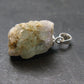Gray Herderite Silver Pendant from Africa - 0.8" - 2.8 Grams
