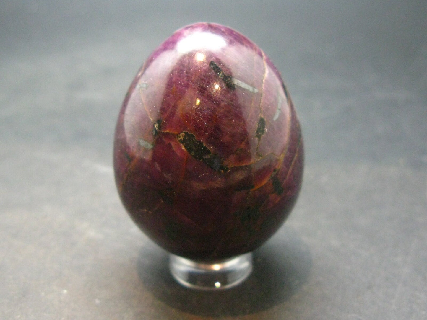 Ruby & Kyanite Egg From India - 1.6" - 102.61 Grams