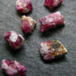 Nice Lot of 10 Bixbite Red Emerald Beryl Crystals From Utah USA - 5.25 Carats