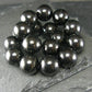Shungite Genuine Bracelet ~ 7 Inches ~ 12mm Round Beads