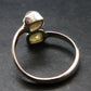 Green Herderite Silver Ring From Brazil - 2.12 Grams - Size 7