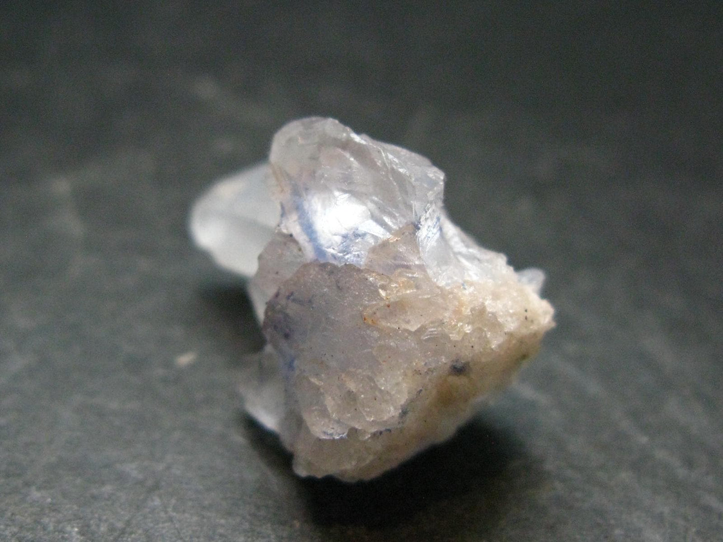 Dumortierite In Quartz Crystal From Brazil - 1.0" - 5.83 Grams