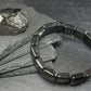 Shungite Genuine Bracelet ~ 7 Inches ~ 12mm Square Beads