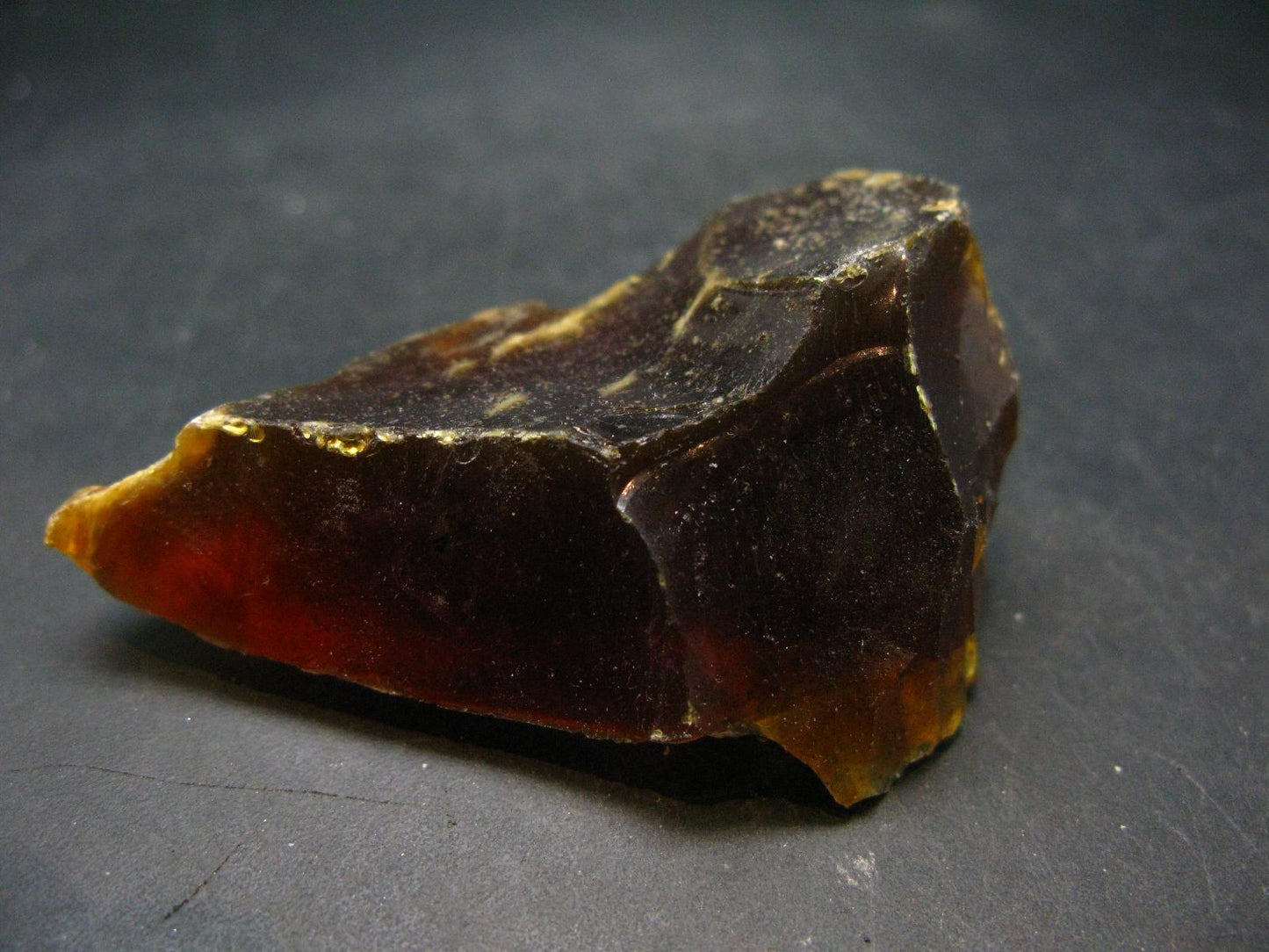 Rare Large Blue Amber Raw Piece Fluorescent From Indonesia - 2.6" - 25.17 Grams