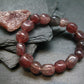 Strawberry Quartz Genuine Bracelet ~ 7 Inches ~12mm Tumbled Beads
