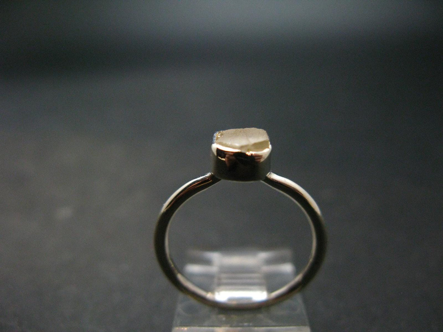 Phenakite Phenacite Crystal Silver Ring From Nigeria - Size 6 - 1.78 Grams