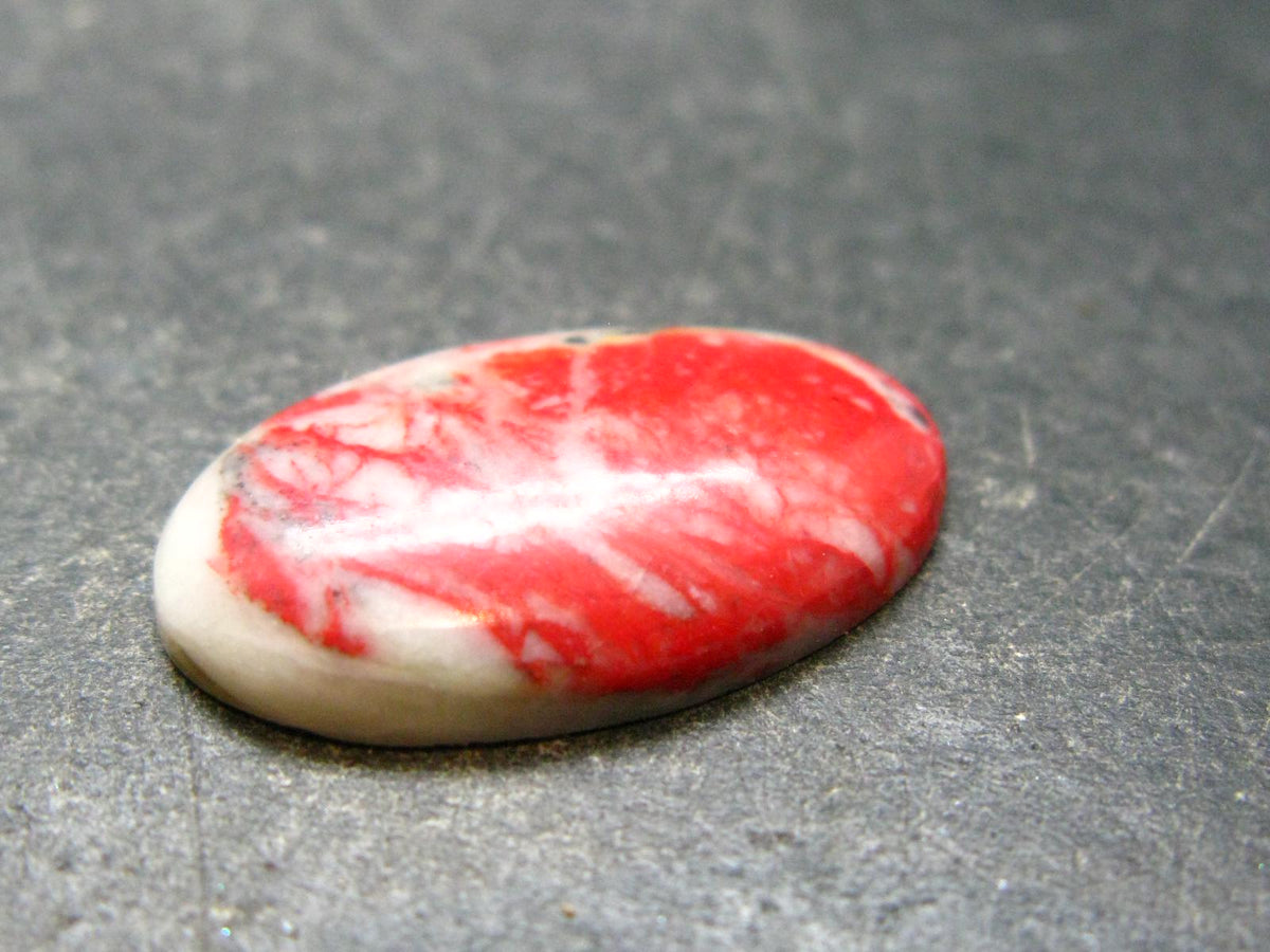 Cinnabar Cabochon from Russia - 2.75 Grams - 24 x 15 mm