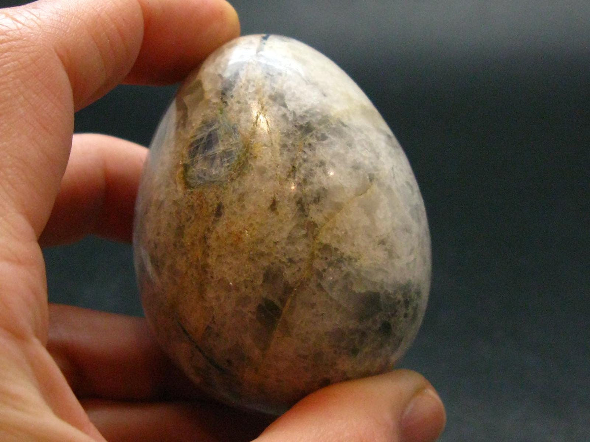 Blue Kyanite Egg From Brazil - 2.1"