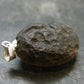 Colombianite Pseudotektite Silver Pendant from Colombia - 4.14 Grams - 1.1"