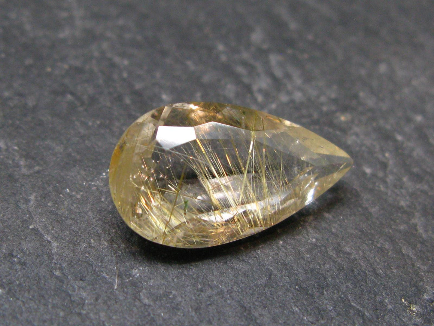 Rutilated Quartz Cut Stone From Brazil - 6.07 Carats