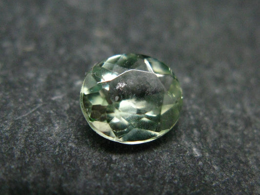 Green Facetted Herderite Cut Gem From Brazil - 1.11 Carats