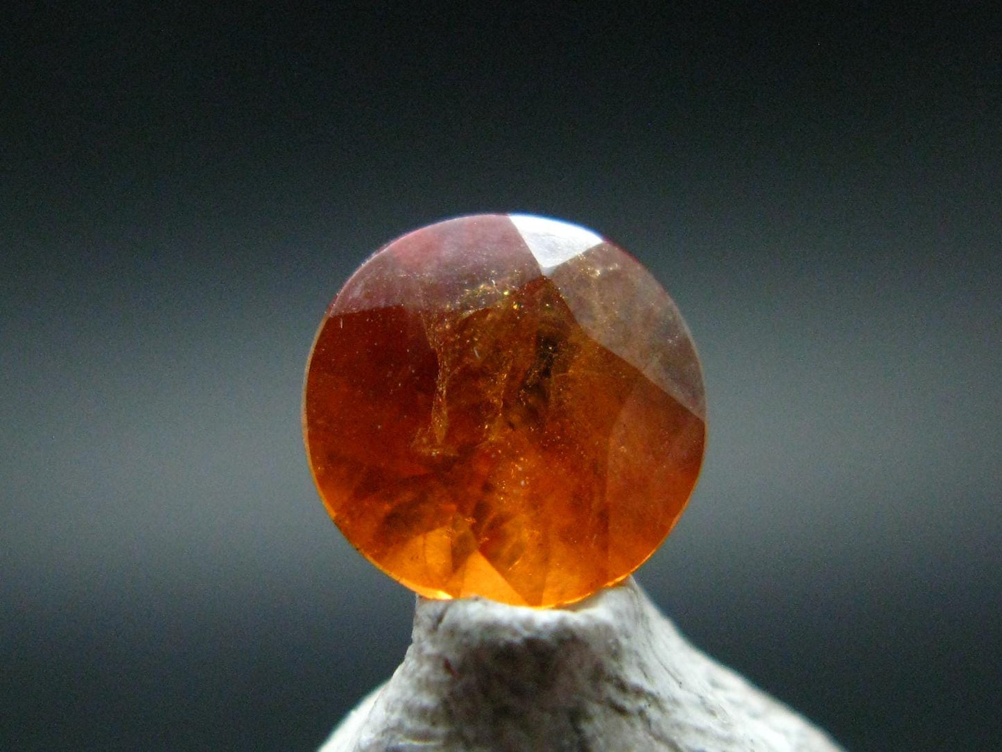 Hessonite Garnet Gem Cut Stone From Sri Lanka - 1.55 Carats