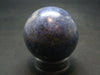 Dumortierite Ball Sphere From Peru - 120.34 Grams - 1.5"