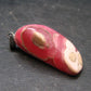Rhodochrosite Sterling Silver Pendant From Alma Colorado - 1.4" - 8.22 Grams