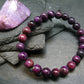 Stichtite Genuine Bracelet ~ 7 Inches ~ 8mm Round Beads