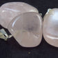 Lot of 3 Natural Rose Quartz Pendant from Brazil