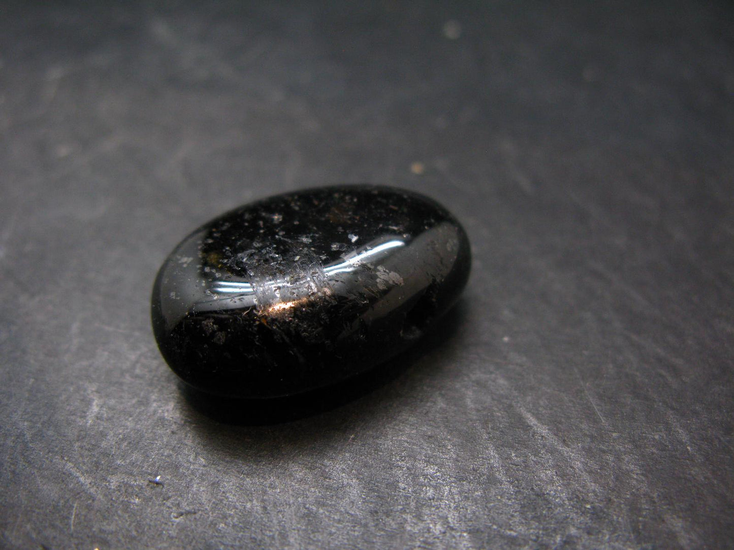 Nuumite Nuummite Metal Free Pendant From Greenland - 1.1" - 12.67 Grams