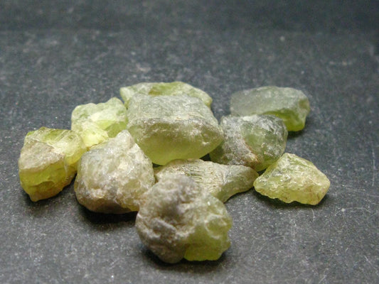 Lot of 10 Chrysoberyl Crystals From Brazil - 98.85 Carats