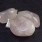 Lot of 3 Natural Rose Quartz Pendant from Brazil
