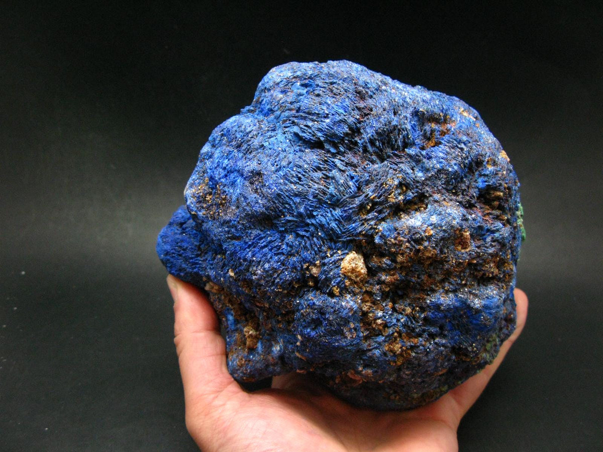 ENORMOUS Azurite Crystal From Zambia - 6.9" - 3734 Grams