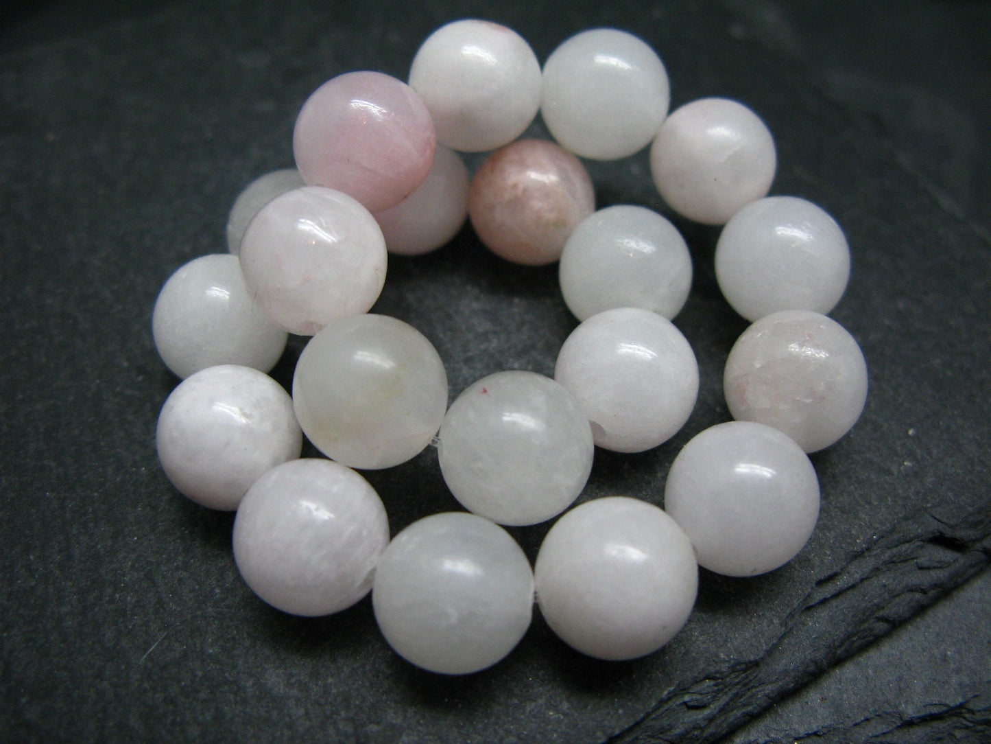 Pink Calcite Genuine Bracelet ~ 7 Inches ~ 10mm Round Beads
