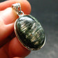 Seraphinite Clinochlore Silver Pendant From Russia - 1.3'' - 5.39 Grams